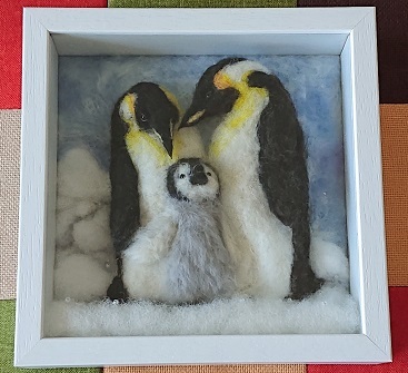 羊毛ペンギンファミリー