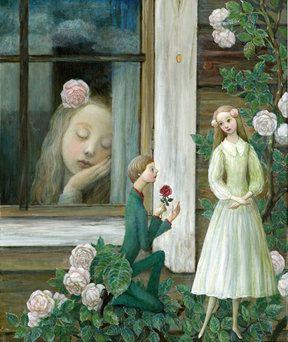 窓辺の薔薇2_blog