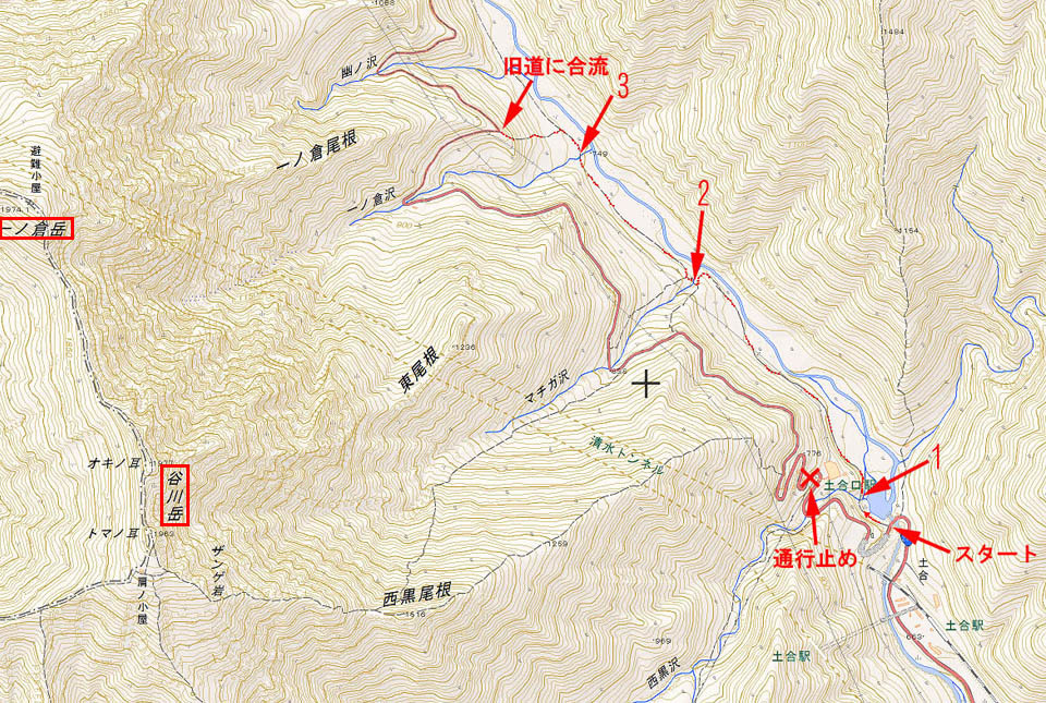 谷川トレッキング地図2 960×645
