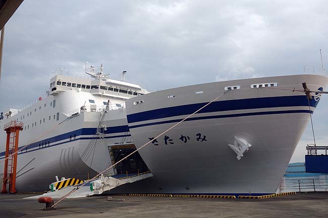 太平洋フェリーの新造船「きたかみ」に乗ることが東北旅メインの目的でした♪