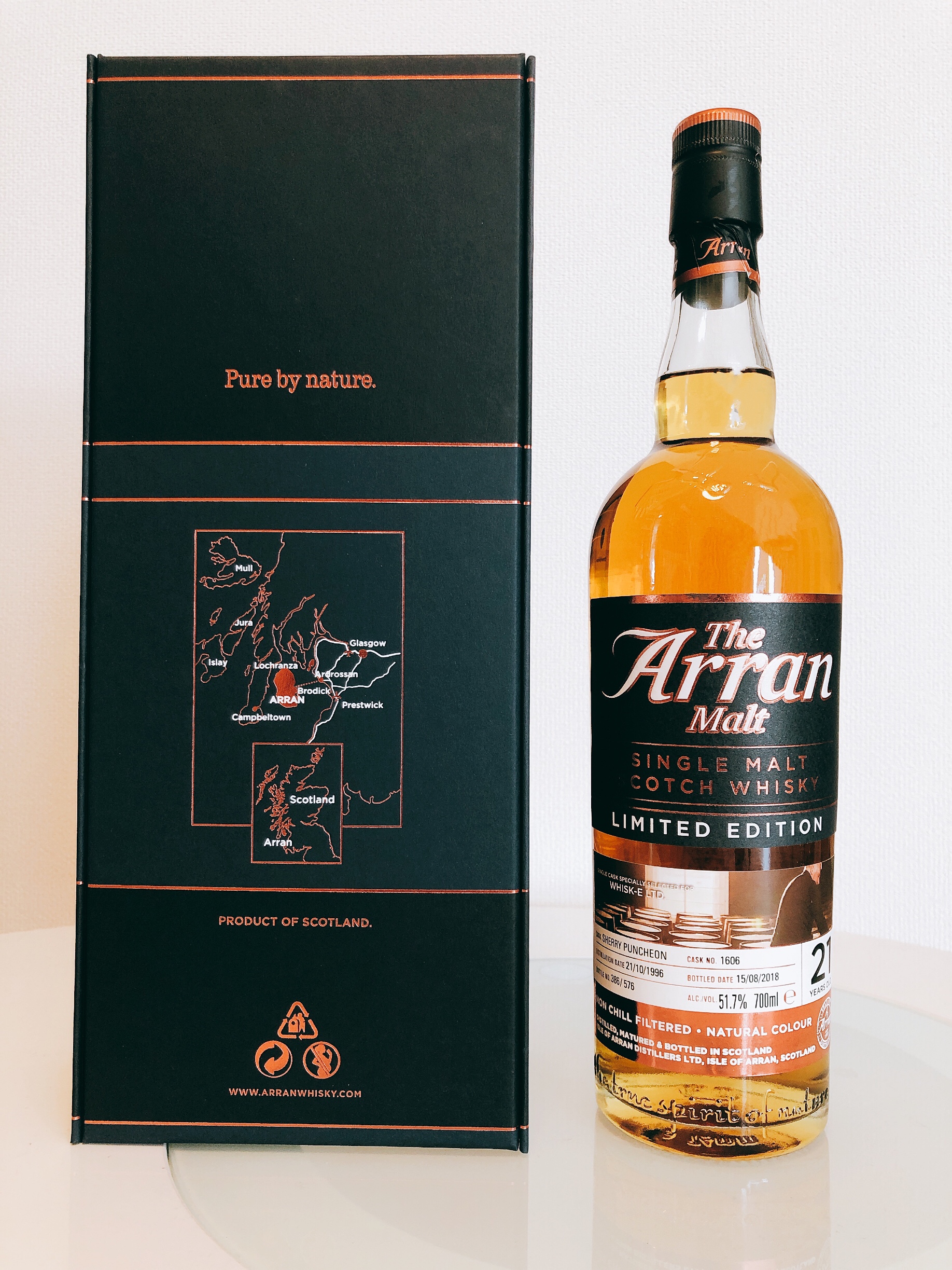 美味酒録 - The ARRAN Limited Edition 1996 21 Years old Sherry